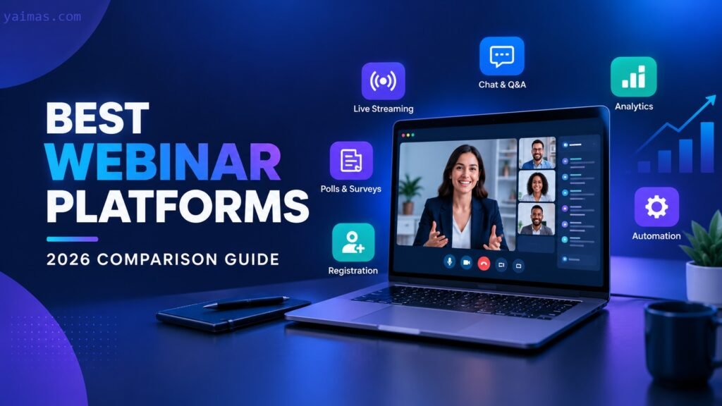 Best webinar platforms in 2026 compared for live webinars, audience engagement, analytics, and automation